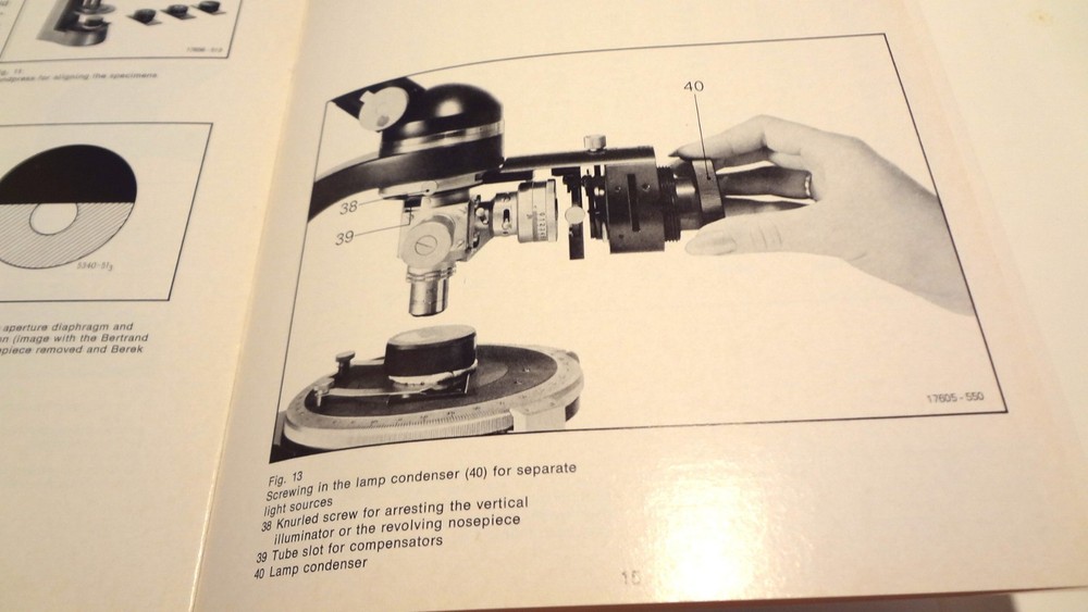 LEITZ LABOROLUX-POL ORIGINAL INSTRUCTION MANUAL **MINT CONDITION**