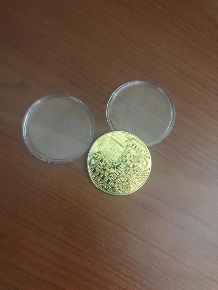 bitcoin physical coin with case