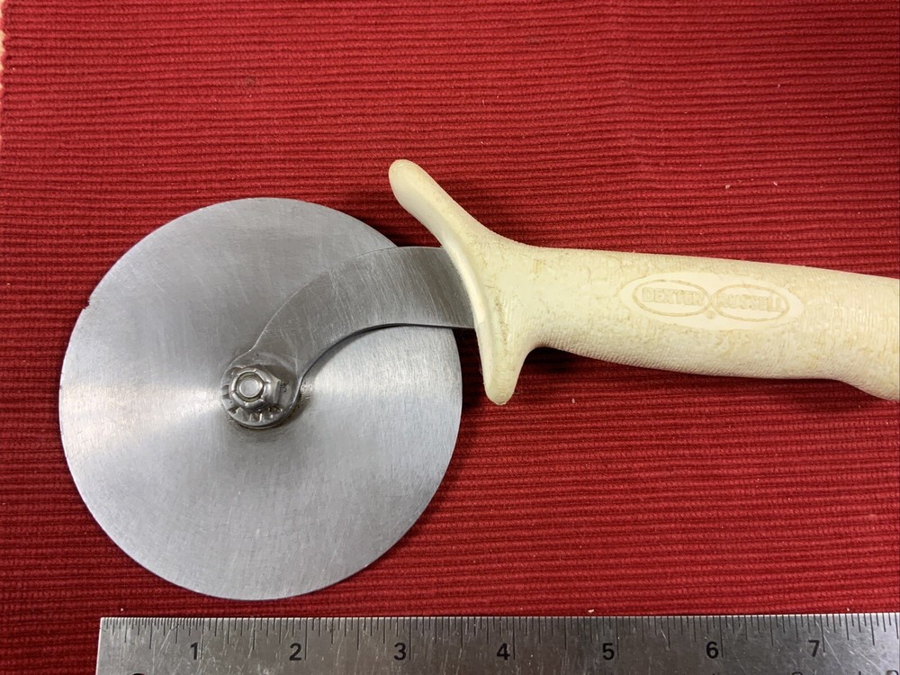 Dexter Russell Sani-Safe White Handle 4 Pizza Cutter