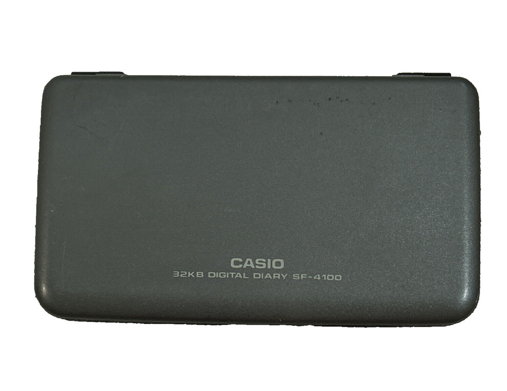 Vintage Casio Digital Diary SF-4100 32KB Memory Black