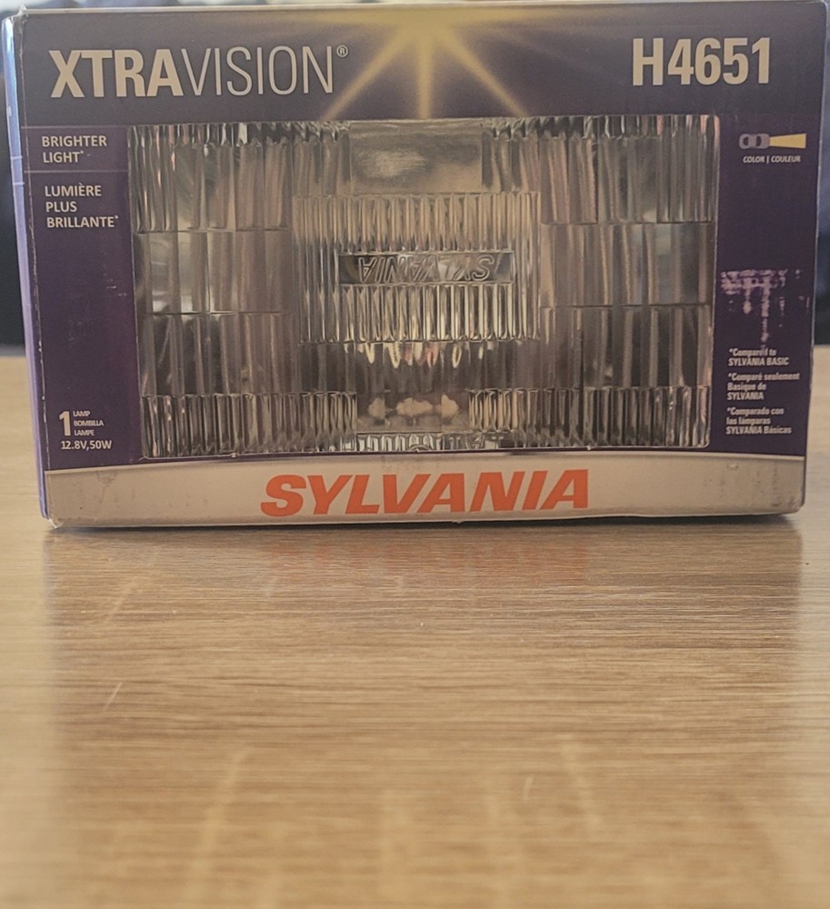 SYLVANIA H4651 XtraVision Sealed Beam Halogen Headlight Replacement (1 Bulb)