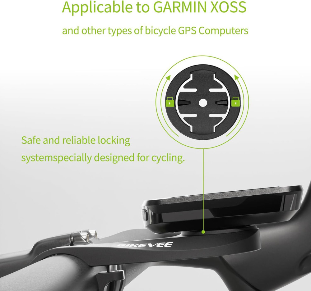 GPS Bike Computer Mount Adapter - Secure & Universal