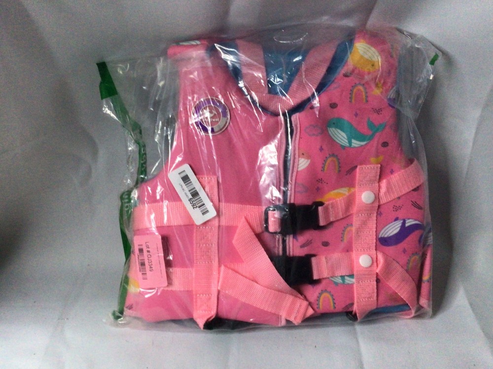 Pottwal Kids Swim Vest Jacket Neoprene EPE Adjustable Crotch Strap