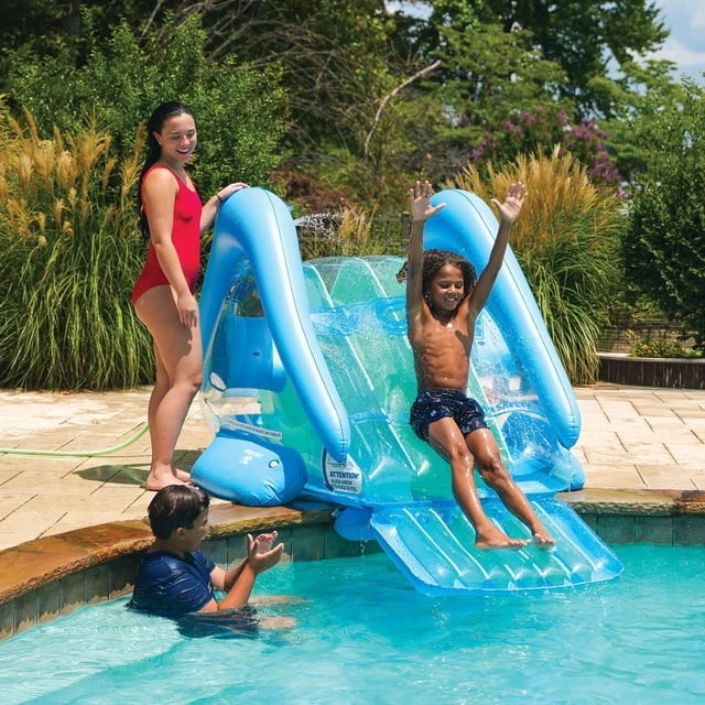 WOW Sports Cascade Inflatable Pool Slide