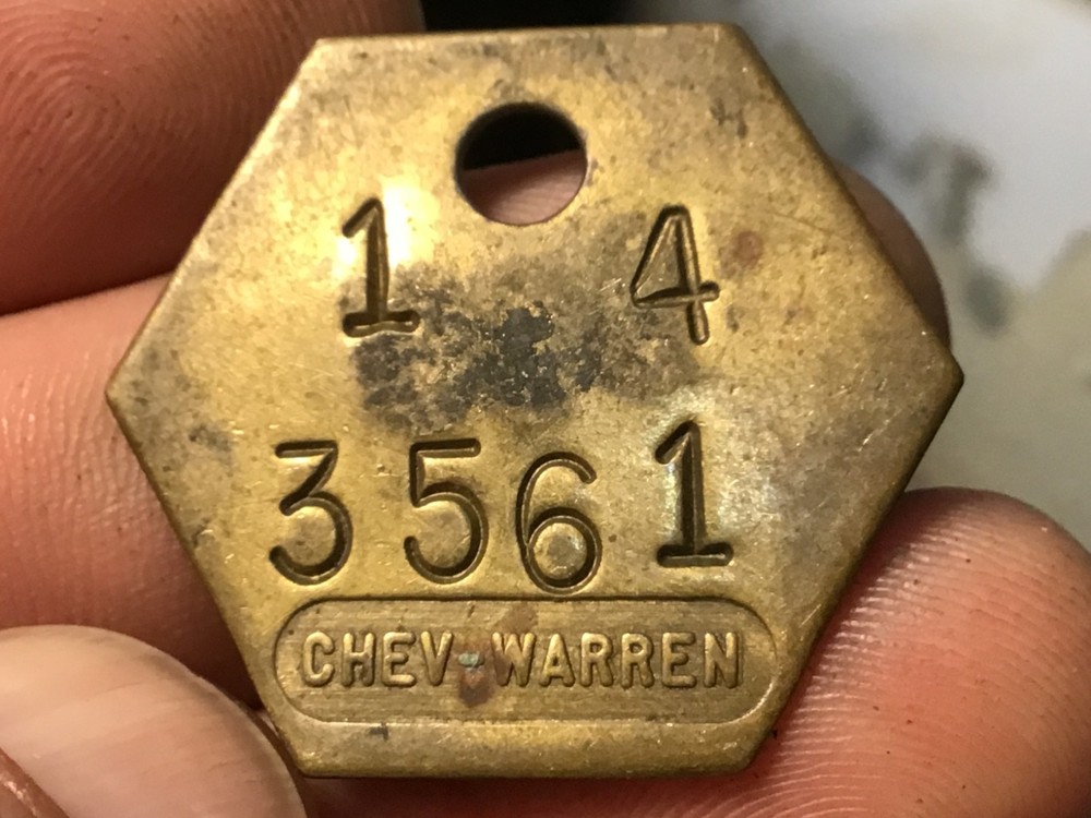 Vintage GM Chevrolet Warren Tool Check