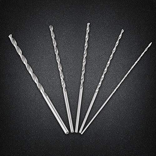 5 Different Sizes Extra Long High-Speed Steel Drill Bits Long Shank Drill Bit...