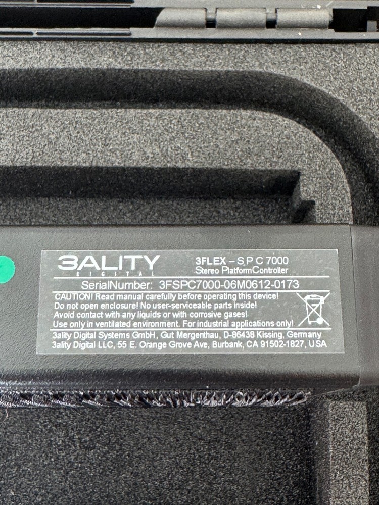 3ALITY DIGITAL 3FLEX SPC-7000 Stereo Platform Controller w/ Hard Case