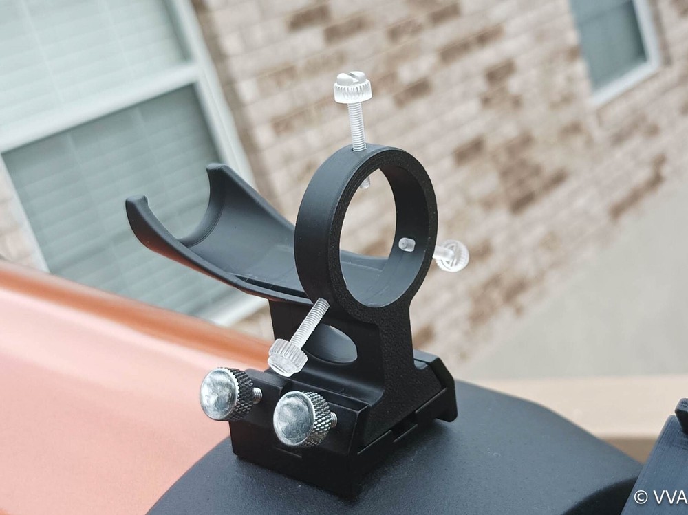Telescope Laser Pointer Base, Saddle, Bracket. ZWO AM5 Polar Finder Adjustable