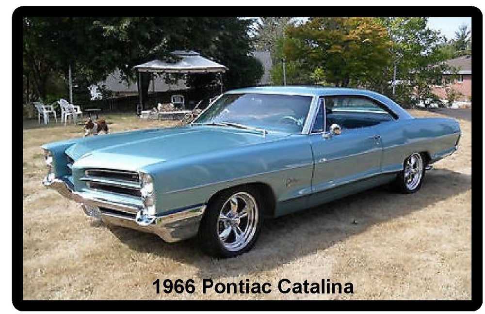 1966 Pontiac Catalina Refrigerator Magnet