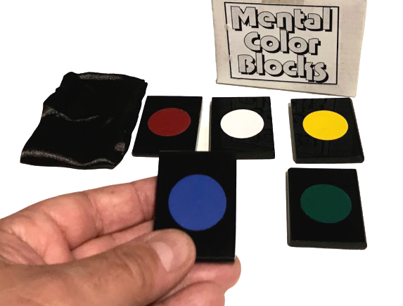 MENTAL COLOR BLOCKS MAGIC TRICK Domino Spots Close Up Prediction Mind Reader