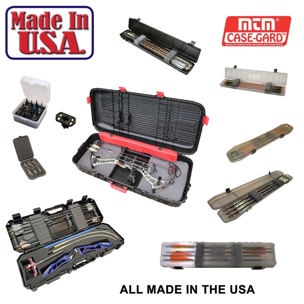 MTM BC34TD Takedown Recurve Bow Case, Lockable, Airline Approved, Hard