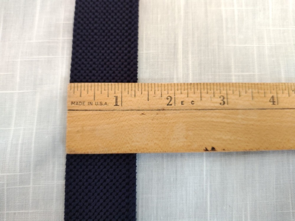 WOMANS NAVY BLUE STRETCH BELT