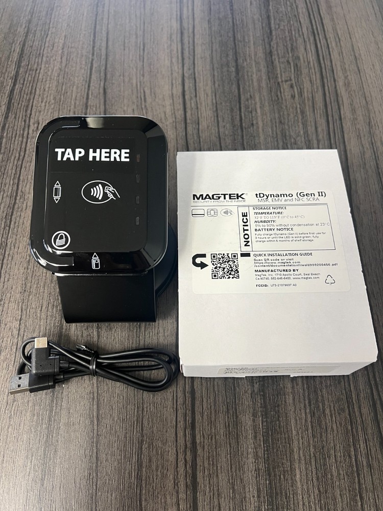 MAGTEK Tdynamo Gen 2 Credit Card Reader and Stand