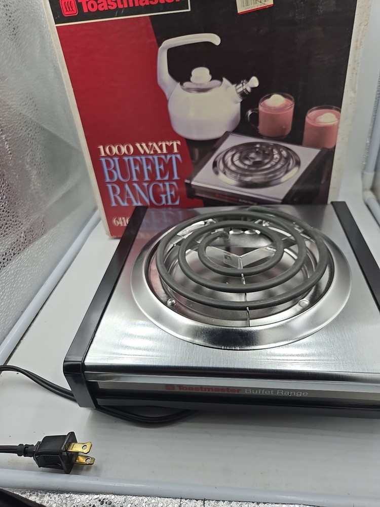 Toastmaster Electric Buffet Range 1000 Watt Modrl 6416