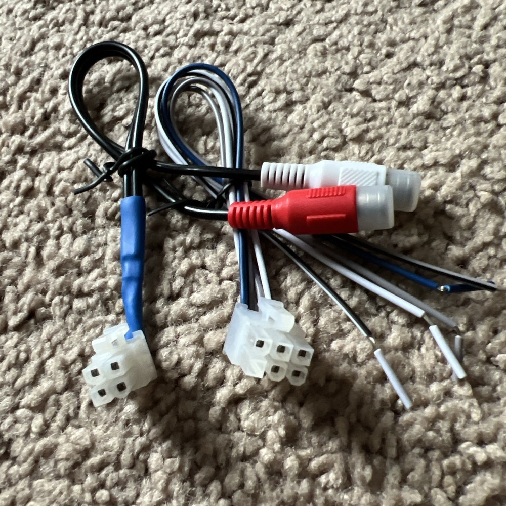 Kicker PCS500.1 Amplifier 6 Pin & 4 Pin Input Harness