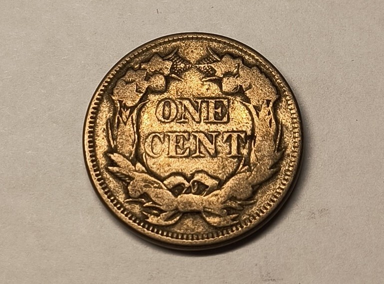 1858 Flying Eagle 1c One Cent Penny