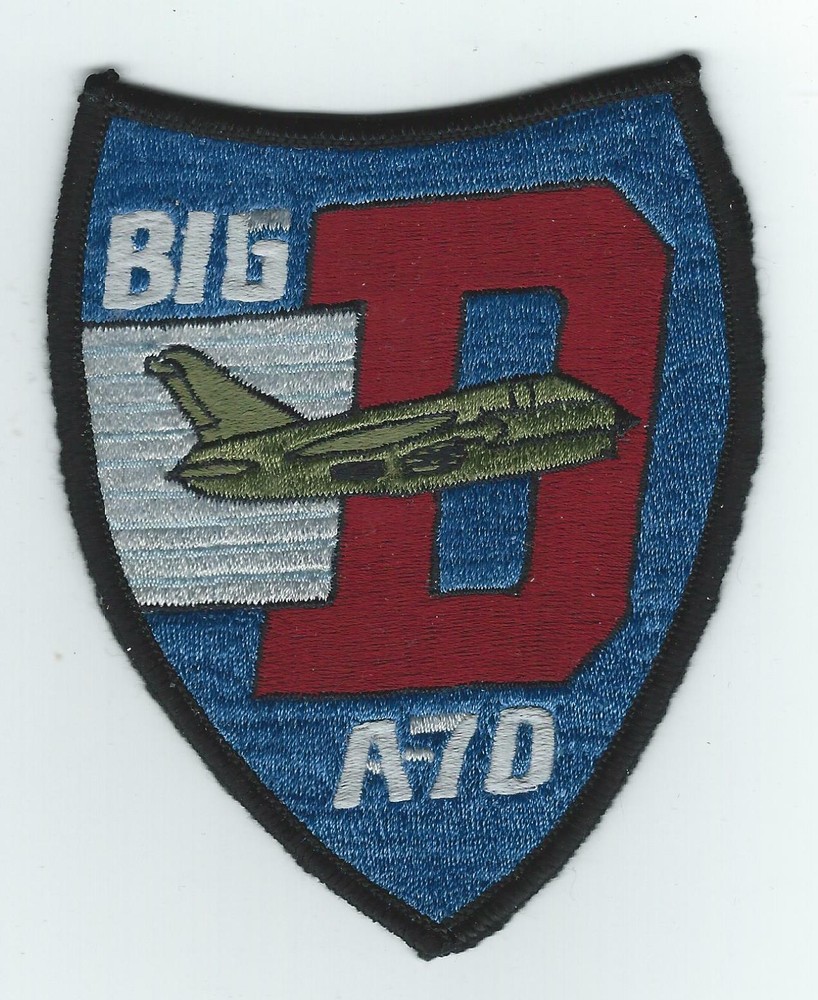 70's-80's  A-7D 'BIG D' subdued (ASIAN MADE) patch