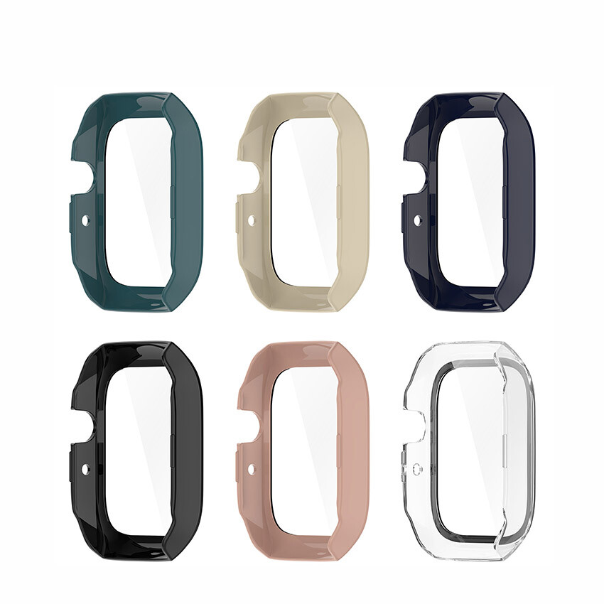 Protective Case Screen Tempered Bumper Protector for Mibro Watch T2 Smartwatch