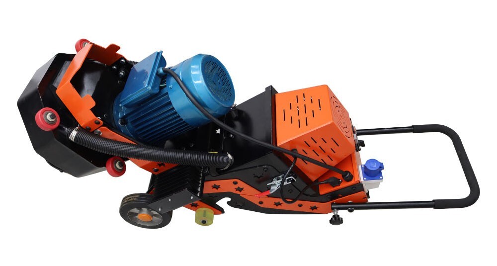 220V Hand-push Polishing Machine Cement Ground Grinder 6-Head Chassis