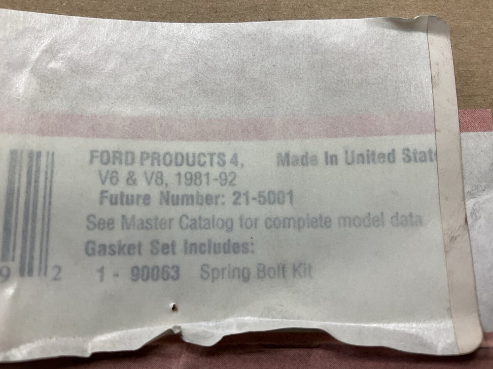 Fel-Pro ES72142 Exhaust Bolt And Spring Kit