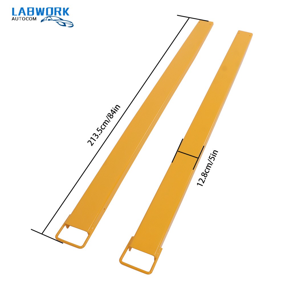 Forklift Extensions 84 inch Fork Extensions 4.5 inch Width Heavy Duty Steel