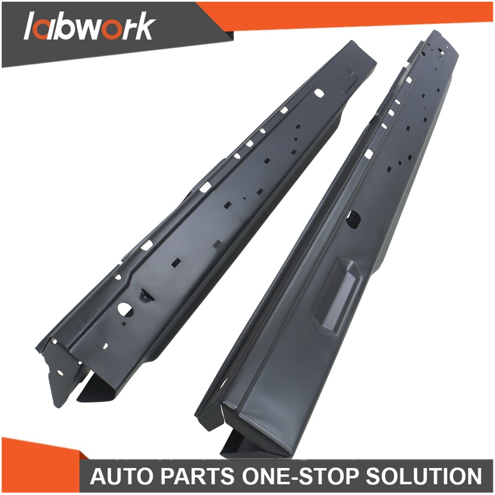 Labwork Pair Rocker Panel Black For Ford Ranger 2Dr Extended Cab 1993-2011