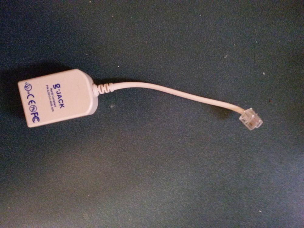 g-JACK ADSL Phone Line Filter Splitter DSL Modem Adapter