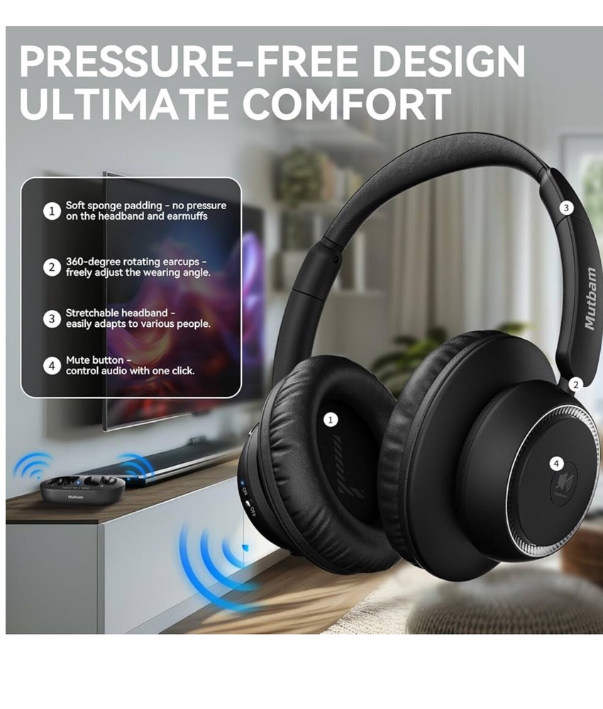 Wireless Headphones for TV
