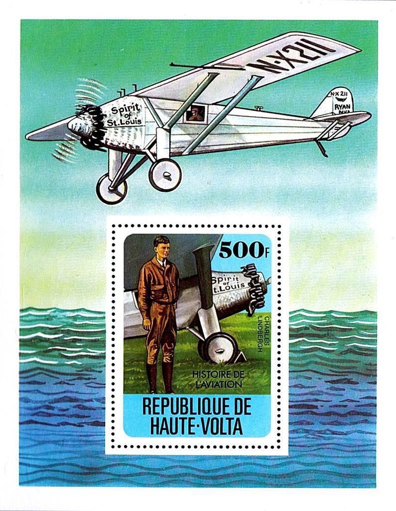 👉 UPPER VOLTA = AVIATION/CH.LINDBERGH S/S MNH PLANES 🅵🆁🅴🅴 🆂🅷🅸🅿🅿🅸🅽🅶