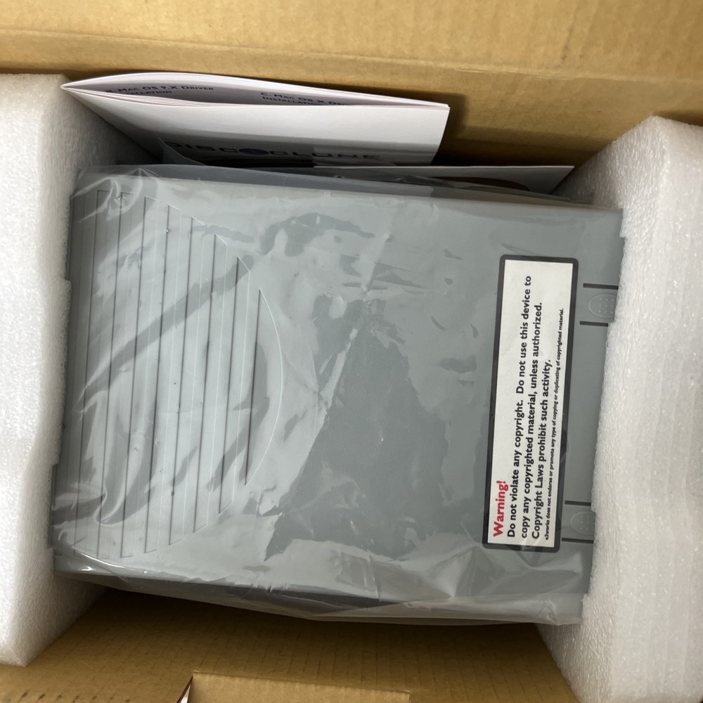 E3 WORKS Disc Clone CD Burner w/ Power & USB Cords + Box DCU-9802u EUC ~ NEW