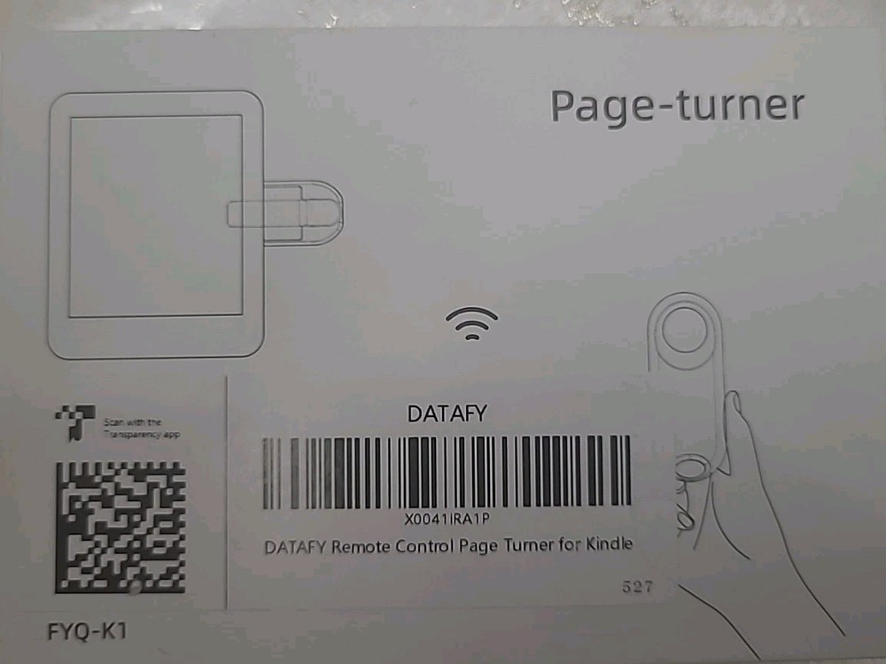 DATAFY Page Turner for Kindle Remote Control Clicker Black