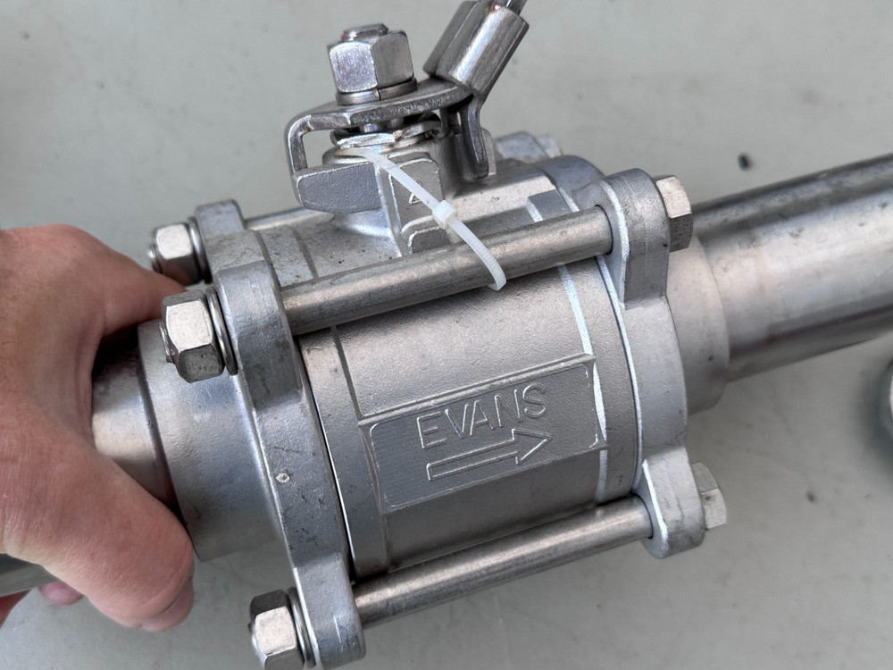 Evans 1000WOG CF 8M 2" SS Ball Valve