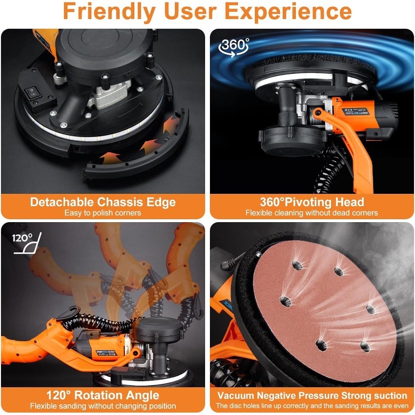 Drywall Sander, 1000W Popcorn Ceiling Removal Tool