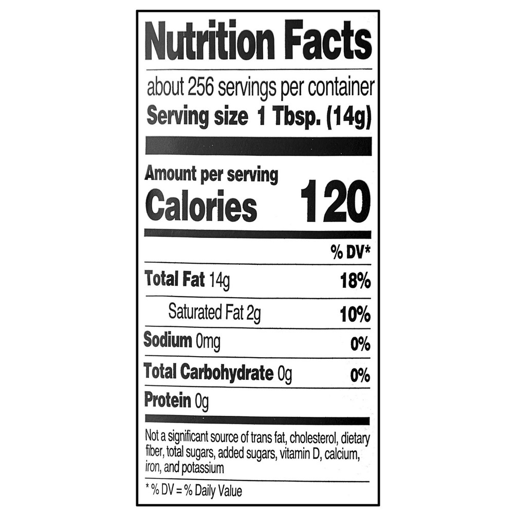 Great Value Vegetable Oil, 1 Gallon