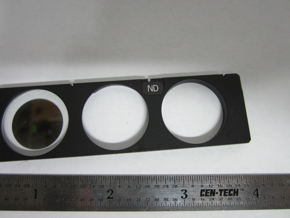 MICROSCOPE PART SLIDE FILTER NIKON ND OPTICS BIN#F2-13