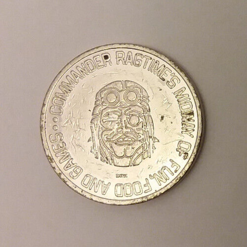 Commander Ragtime's Arcade Orlando, FL Game Token 22mm