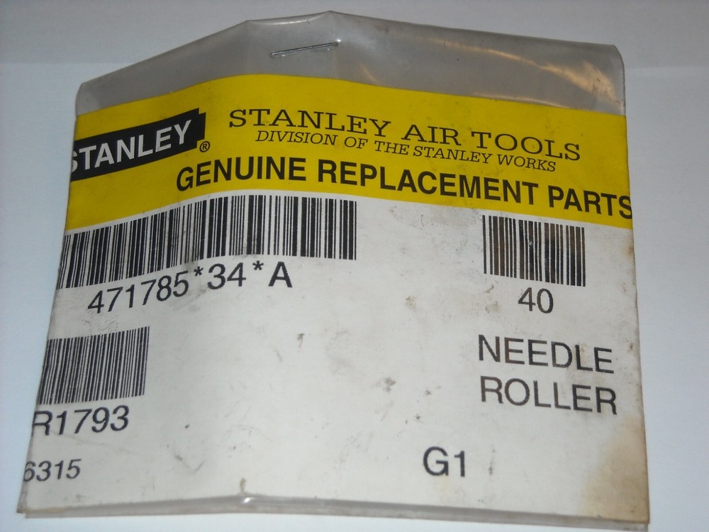 R1793, Stanley, Needle Roller, 4pc, Stanley Assembly Tools, New Old Stock
