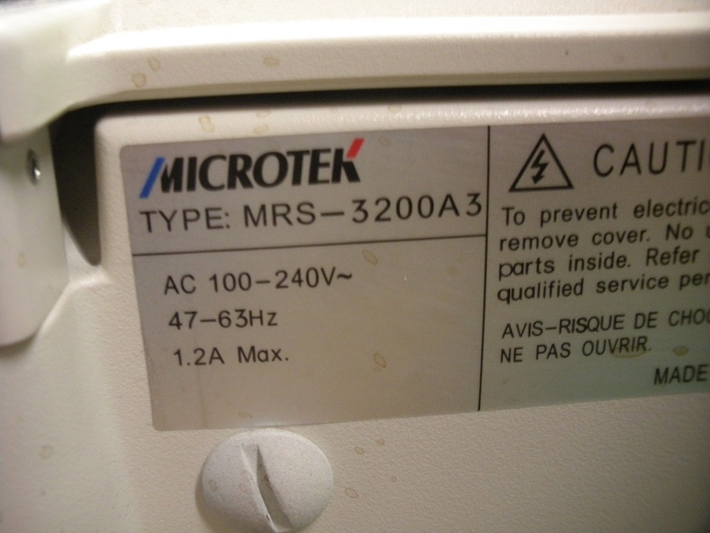 MICROTEK ScanMaker 9800XL Wide Format Scanner MRS-3200A3