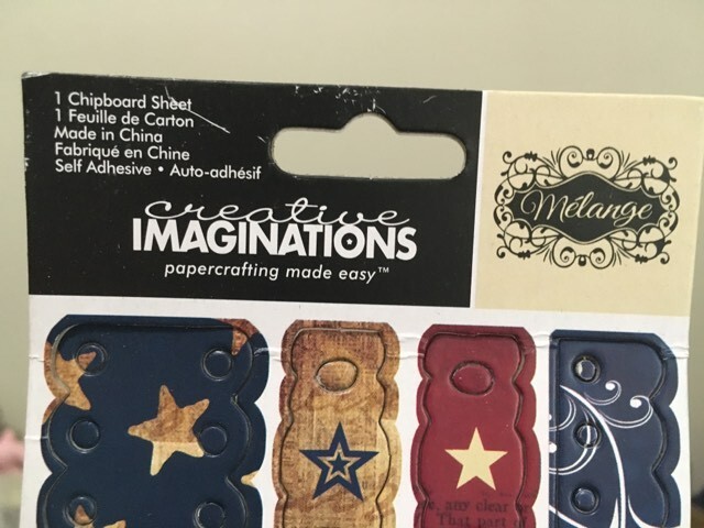 Creative Imaginations PATRIOTIC Chipboard for Scrapbooking & crafts