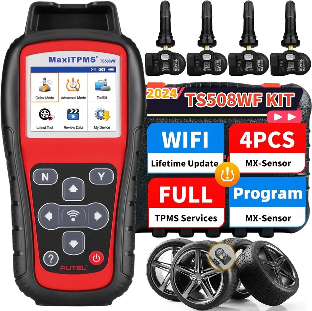 Autel MaxiTPMS TS508WF TPMS Relearn TPMS Sensors Activate Reset Programming Tool