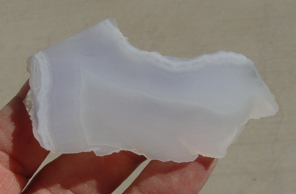 Blue Agate Lapidary Slab T1336