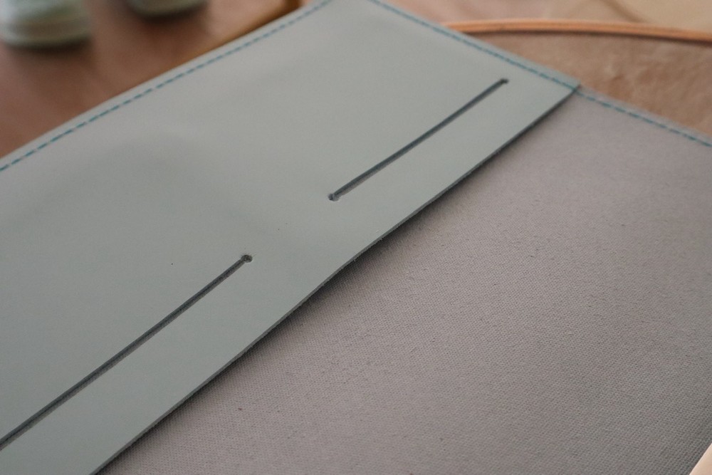 Leather notebook cover A5 light classic collection squared grid pages 2026.