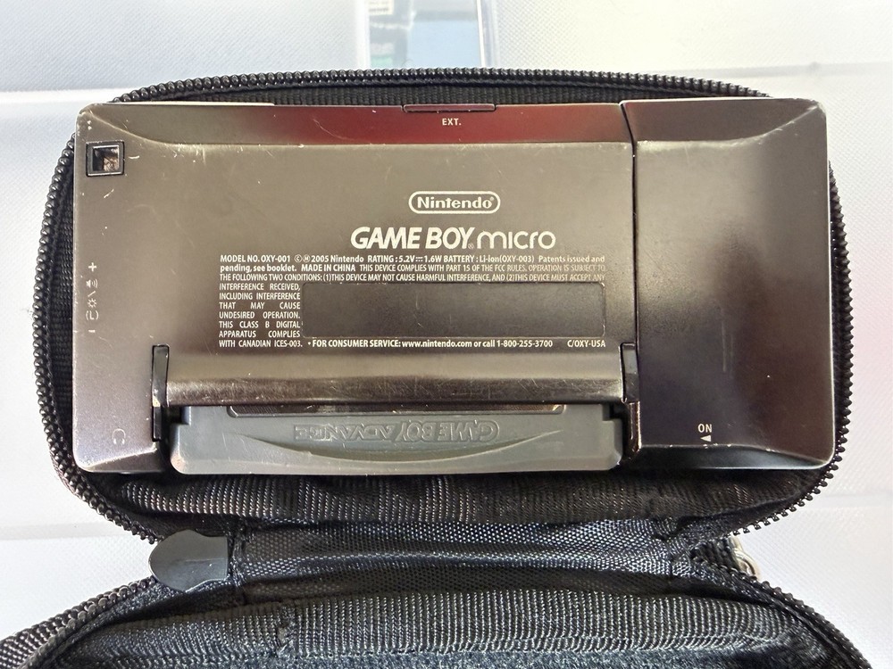 Nintendo Game Boy Micro Boo Edition Handheld Console with Carrying Case