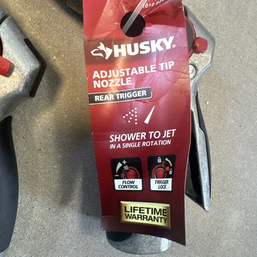 (2-Pk) Husky Pro Rear Trigger Adjustable Tip Nozzle 1010 028 535