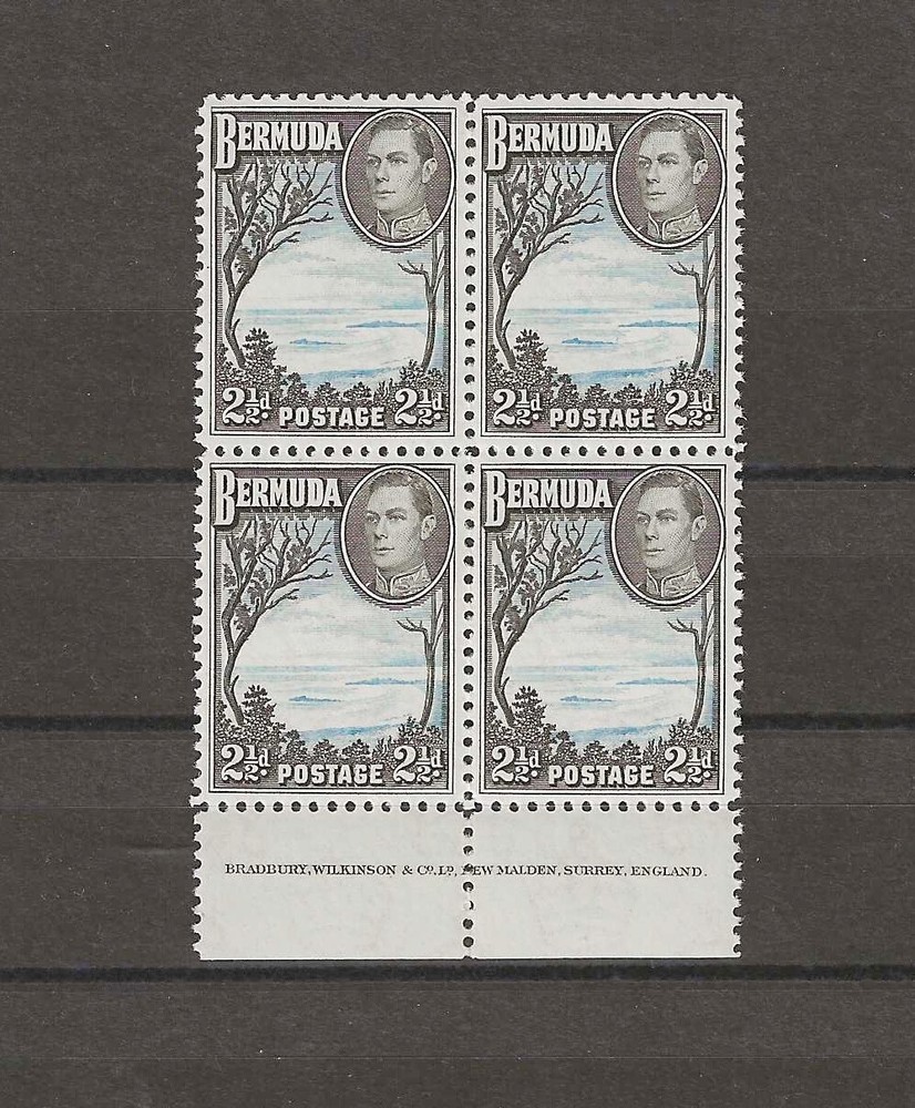 BERMUDA 1938/52 SG 113ab MNH