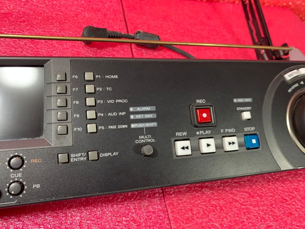 Sony HDW-1800 HDCAM Studio Editing Recorder ''Panel + Buttons And Screen''