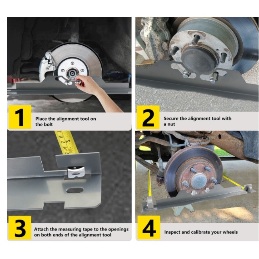 Wheel Alignment Positioning Tool Board, Portable Wheel Alignment Measuring Tool