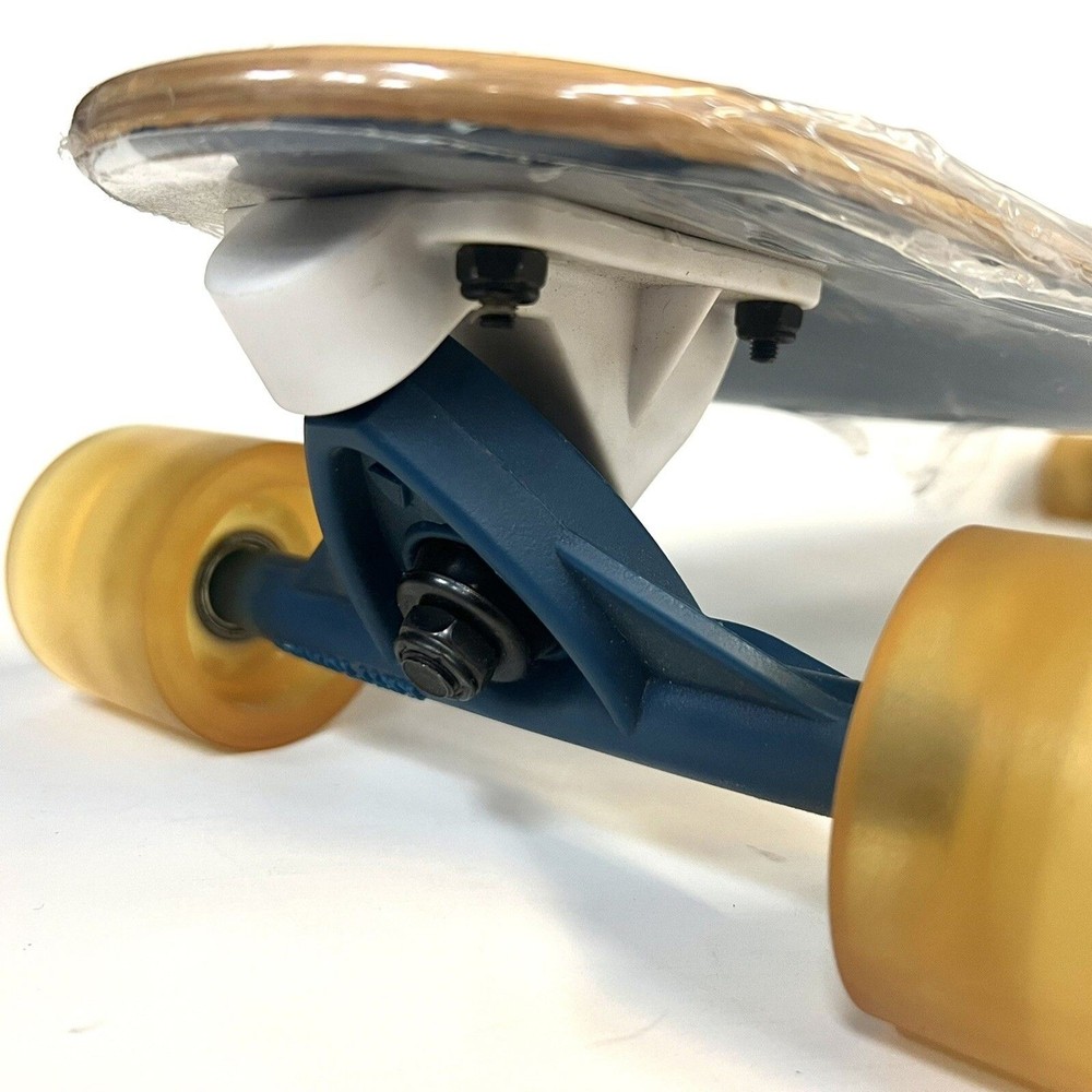 Kryptonics 32” Drop-Down Full Concave Longboard Skateboard Maple Checkered NEW