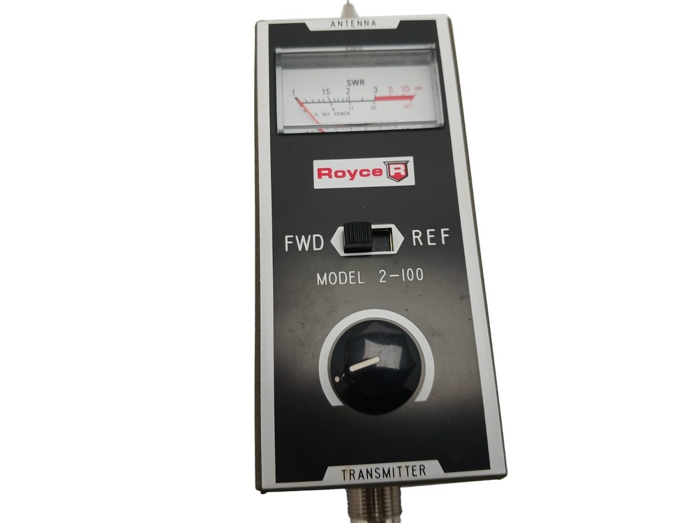Royce Electronics 2-100 Field Strength & SWR Meter Indicator - WORKS