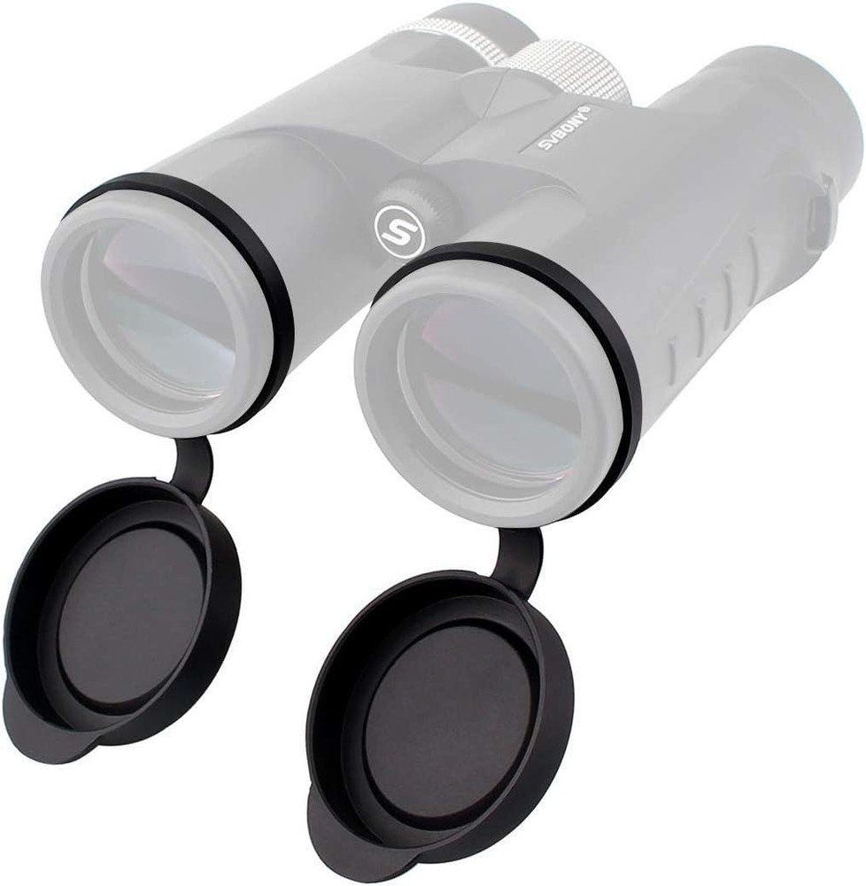 Protective Rubber Objective Lens Caps for Fits Binoculars with Outer Diameter 52